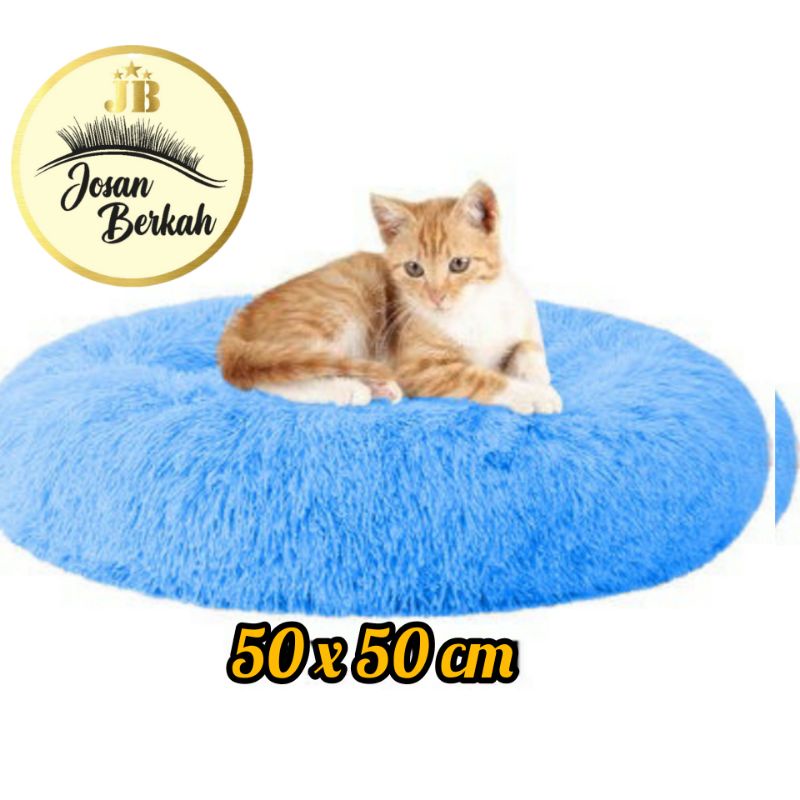 Ranjang/Kasur Bundar uk besar (diameter 50x50 cm) super empuk dan Hanget