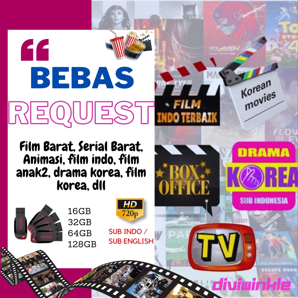 Flashdisk USB FD Sandisk Cruzer Blade Ori  Bebas Pilih Request 16GB 32GB 64GB