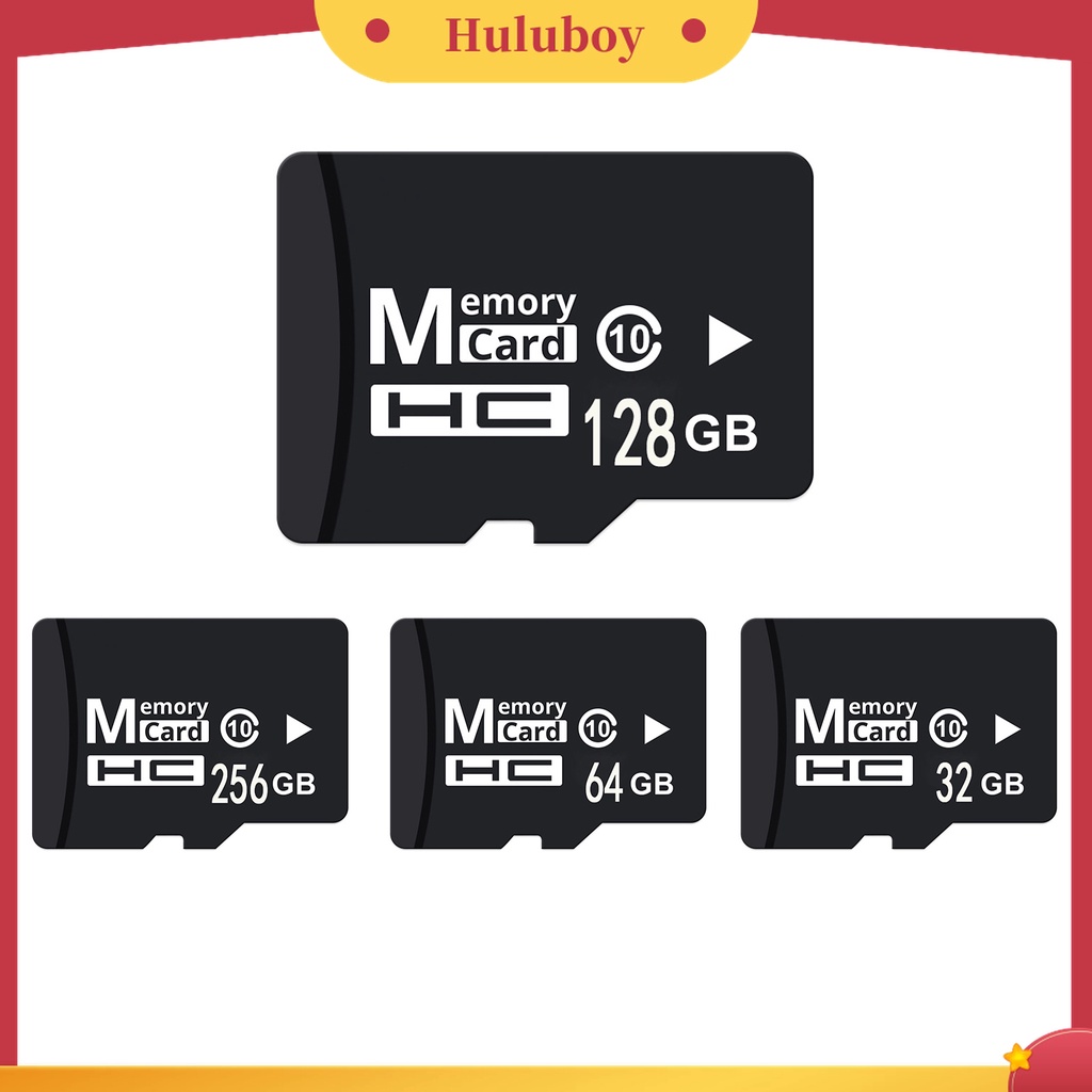 (Huluboy) Memory Card TF Flash Mini 32GB / 64GB / 128GB / 256GB / 512GB / 1024GB Kecepatan Tinggi Tahan Air