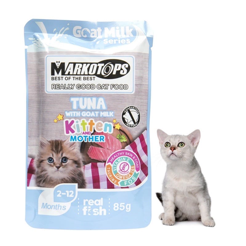 MARKOTOPS Pouch 85gr - Makanan Kucing Basah / Markotop Cat Wet Food