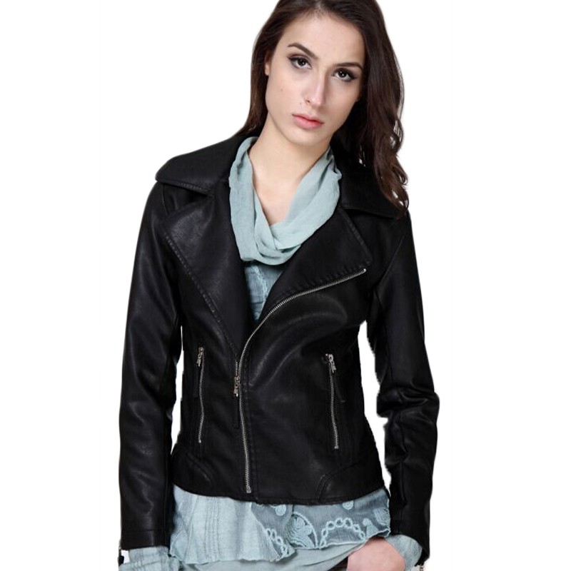 Jaket Kulit Wanita Blazer Casual Artis Korea Simpel