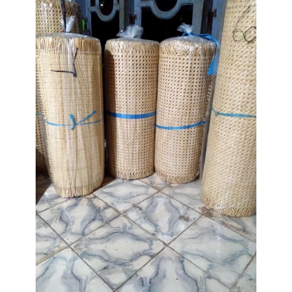 Feraristore Rotan - Anyaman Rotan Alami Lembaran/Rotan Kulit Alami