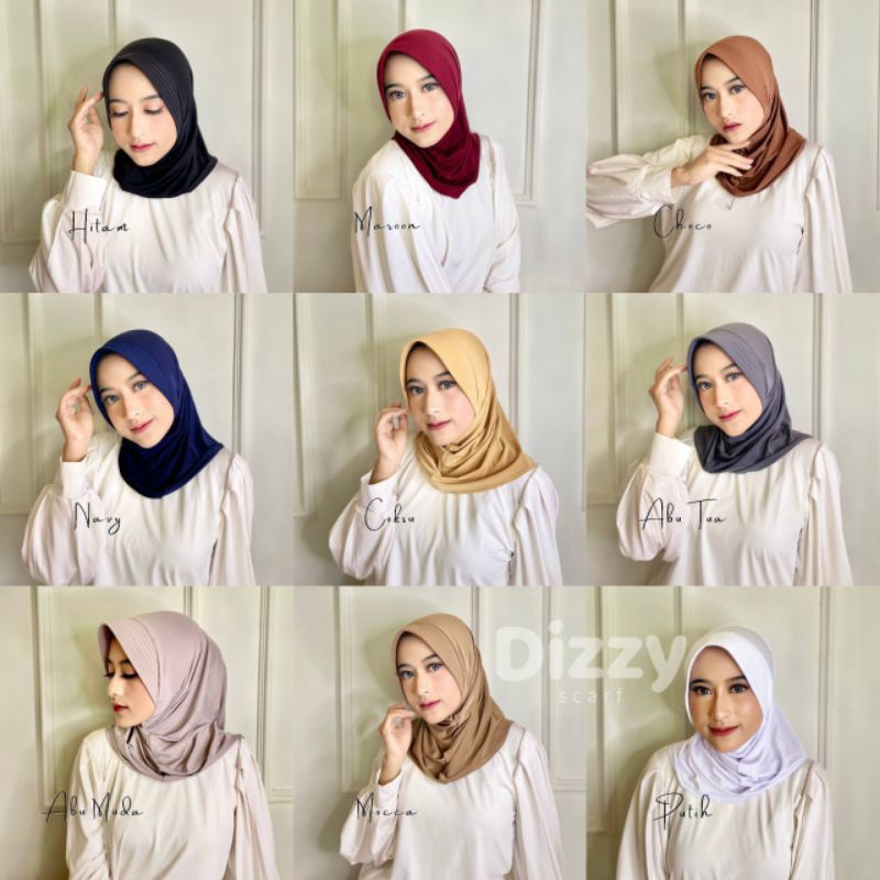 Hijab Jilbab Sport Voli Volley Kerudung Olahraga Remaja Dewasa Bahan Jersey Lycra Realpict