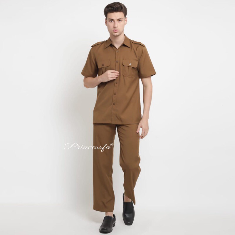 SERAGAM PEMDA TUA LAKI/SERAGAM GURU/SERAGAM PNS