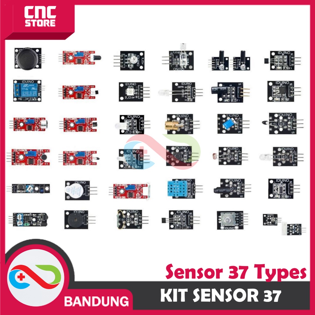 KIT SENSOR 37 TYPES COMPATIBLE FOR ARDUINO