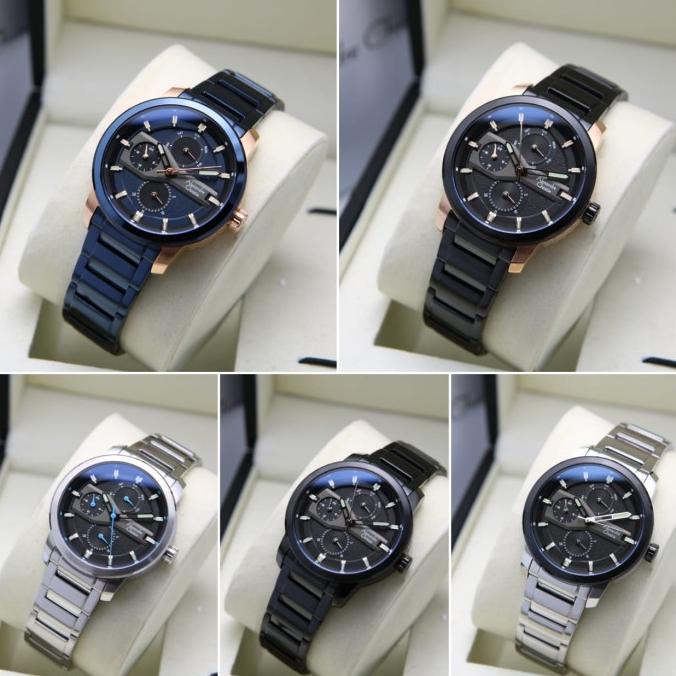 [ORIGINAL] Jam Tangan Wanita / Cewek Alexandre Christie 6562 Rantai barang ada