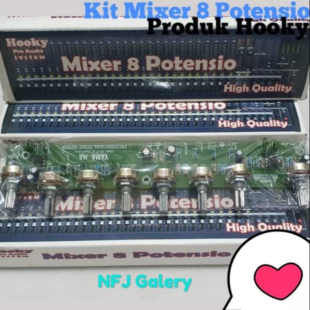 Produk Kit Mixer Audio Murah Kit Mixer 8 Potentio Potensio by Hooky