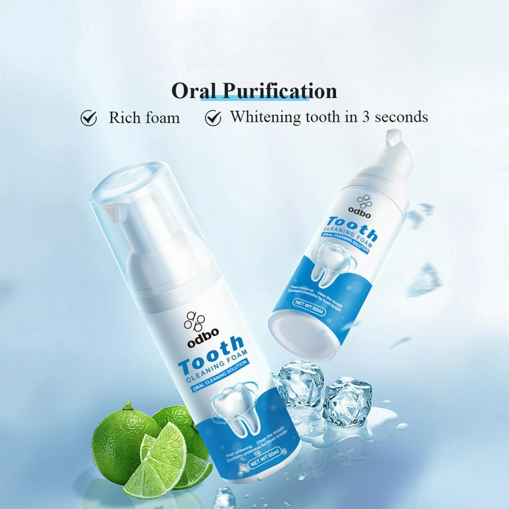 BPOM OdbO Teeth Whitening and Cleaning Foam 60ml