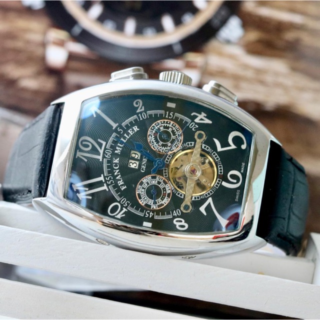 Jam Tangan Pria F M automatic Chrono aktif PREMIUM