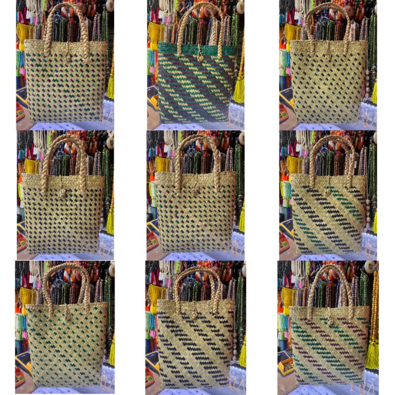 TAS PURUN TAS ANYAMAN DARI BAHAN PURUN
