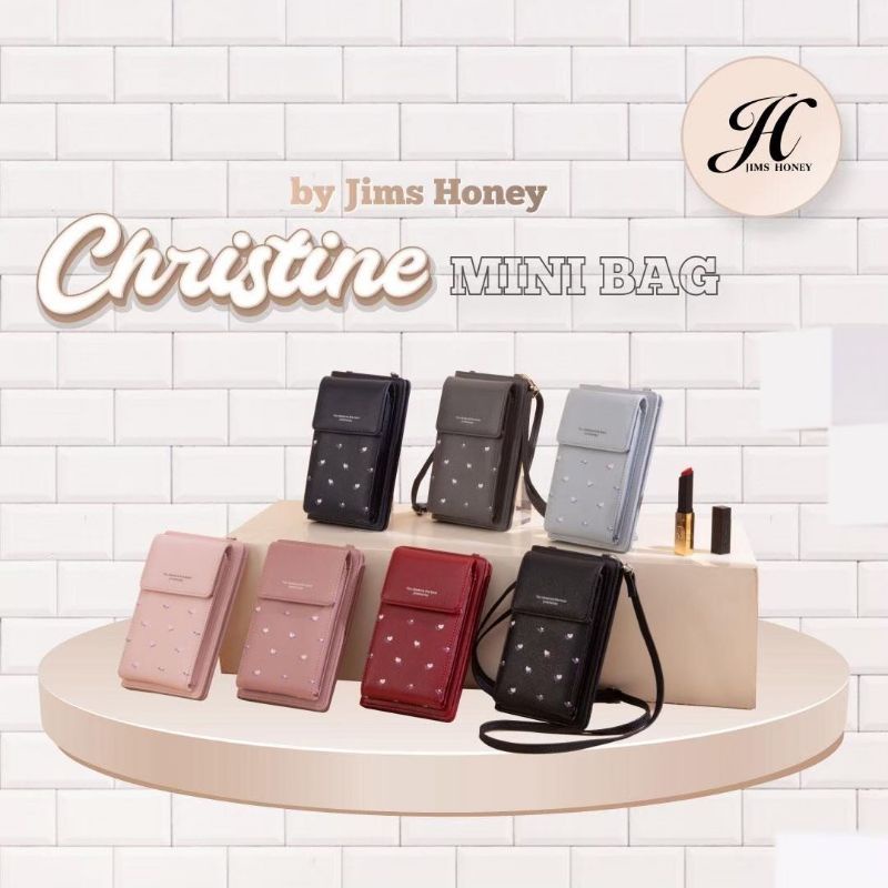 JH Christine Mini Bag / Tas Selempang / Clutch / Tas dompet ORI by Jim's Honey