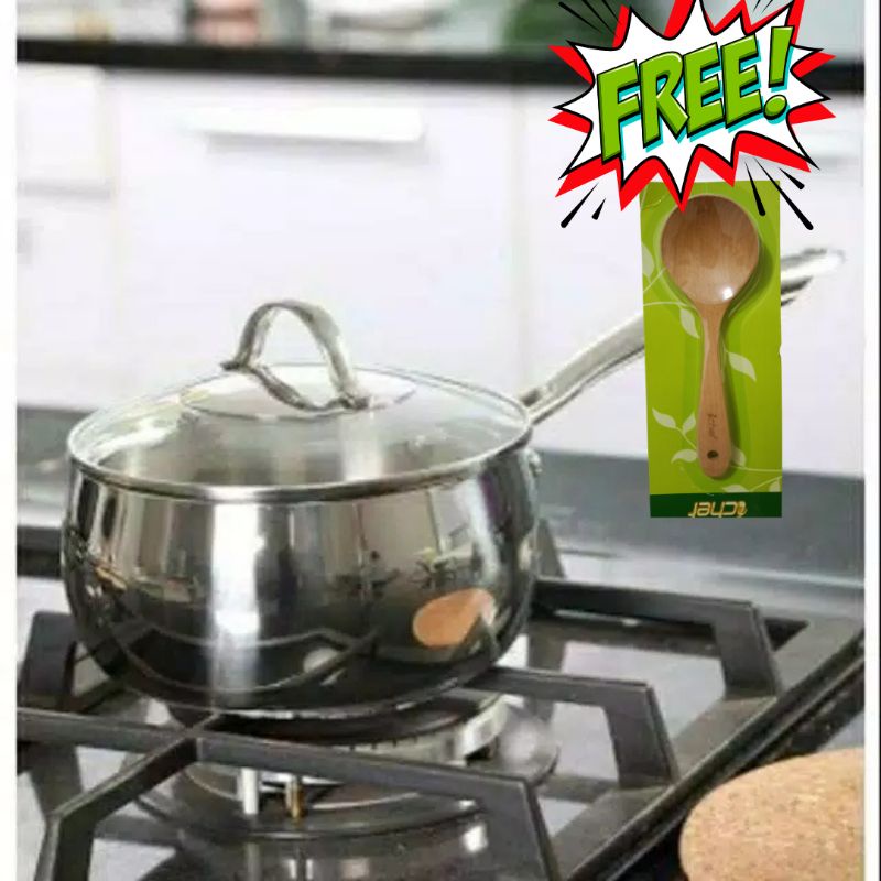 CIRCULON SAUCE PAN ICHEF IFA COOKWARE STAINLESS 304 FREE RICE SPOON