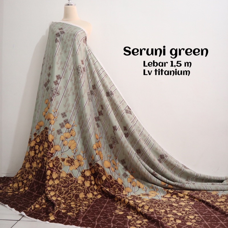 Seruni series✨ kain silk per 0,5 meter