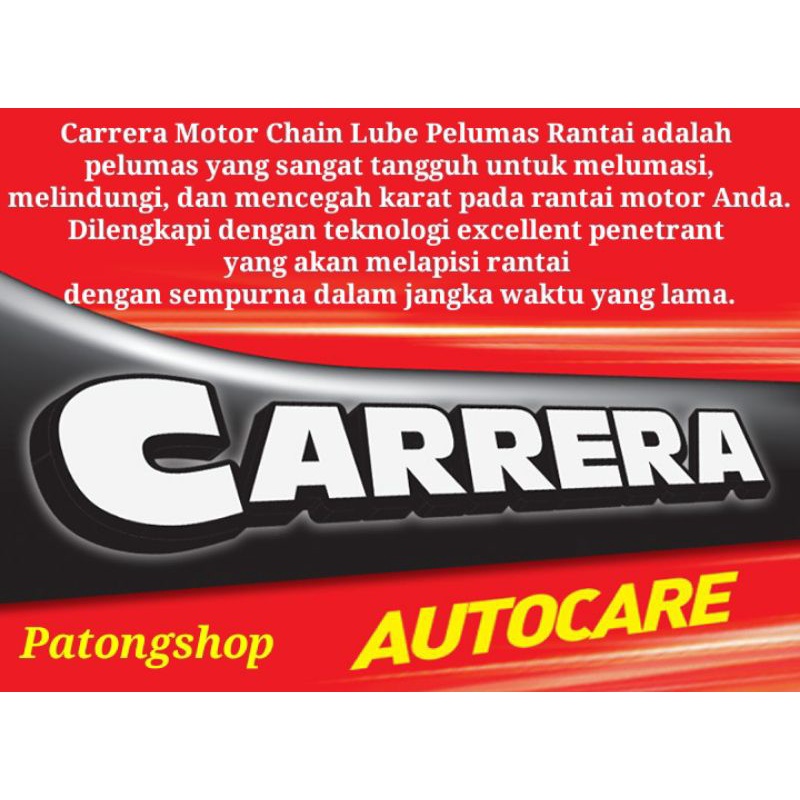 Carrera Motor Chain Lube 110ml -  Pelumas Rantai Motor Anti Karat