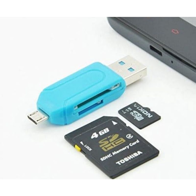 card reader otg card reader+otg stok langka