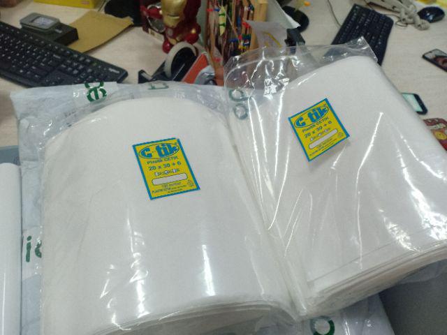 Plastik Ziplock Ctik Klip Handle Ukuran 20x30cm + 6 Warna Putih Susu