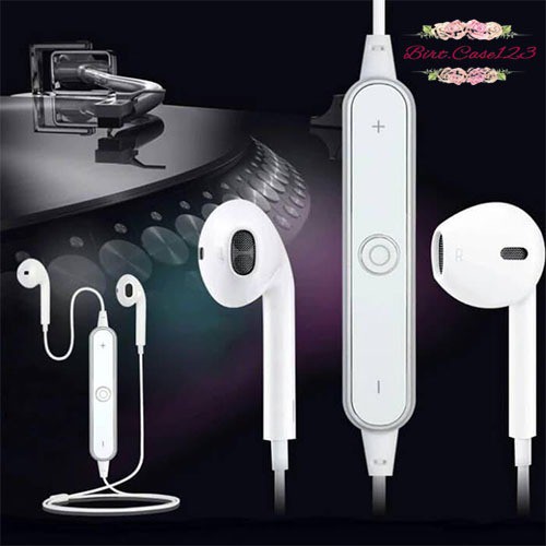 S6 Headset Headsfree Hf bluetooh tali sport super bAss wireless earphone BC2911