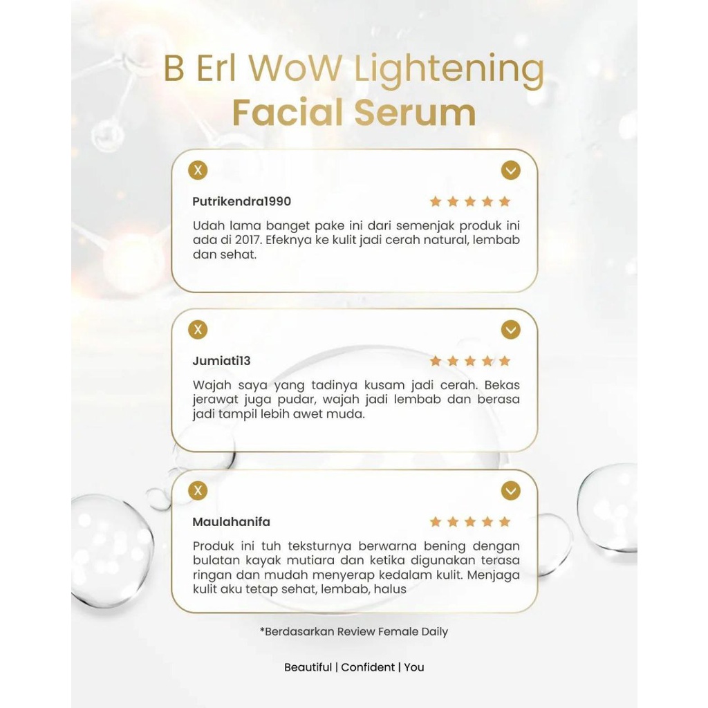 Serum Wajah Facial Serum B erl BPOM