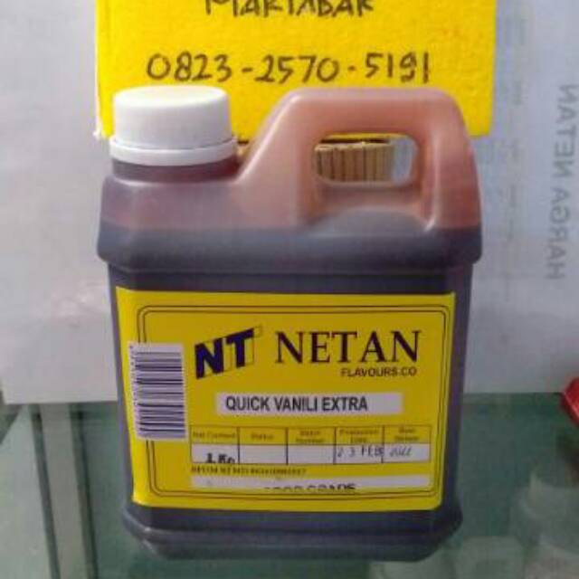

NETAN QUICK VANILI EKSTRA 1KG VANILI KHUSUS MARTABAK BANGKA