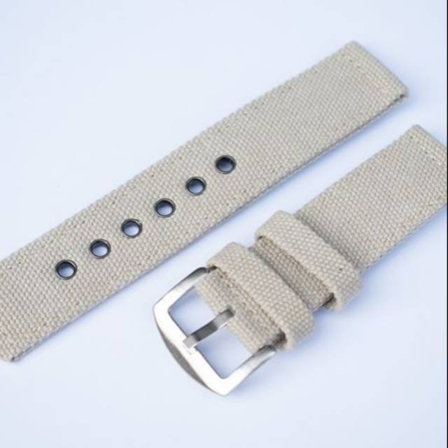 Tali Jam tangan Canvas Military Strap Crame swiss army