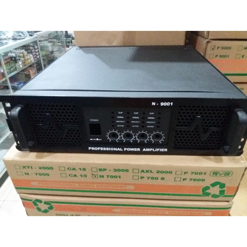 BOX N-9001 BONUS PCB DEPAN+BELAKANG + KNOP