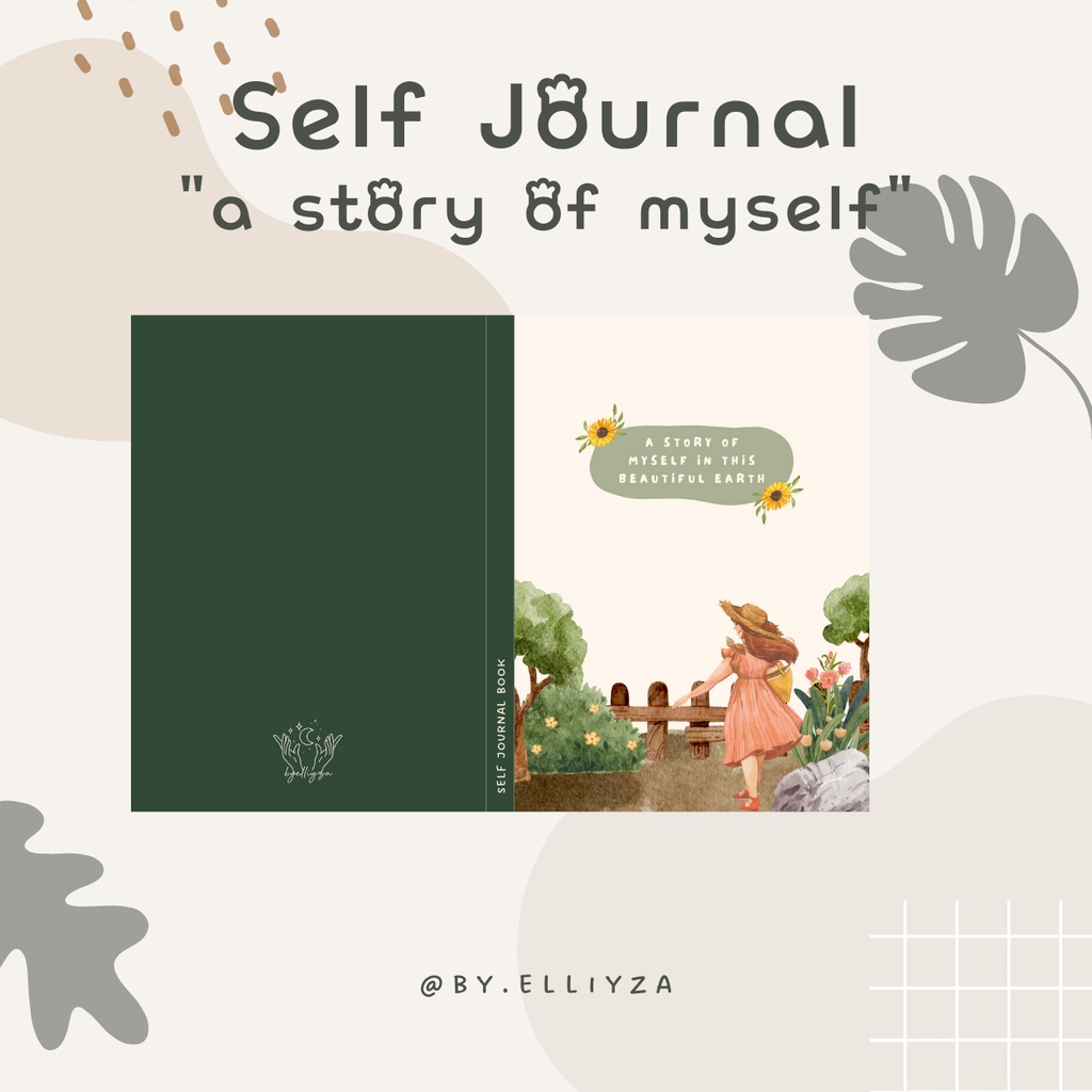 

Pre Order - SelfJournal Book by.elliyza - 100pages interactive with 6 months planner - birthdaygift - kado ulang tahun