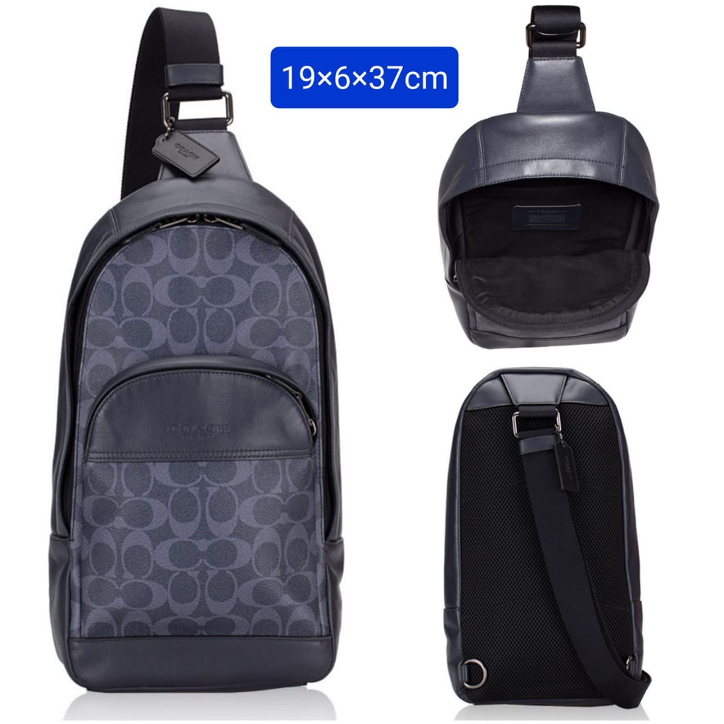 TAS SELEMPANG COWOK COACH ORI FO BAHAN KULIT 02