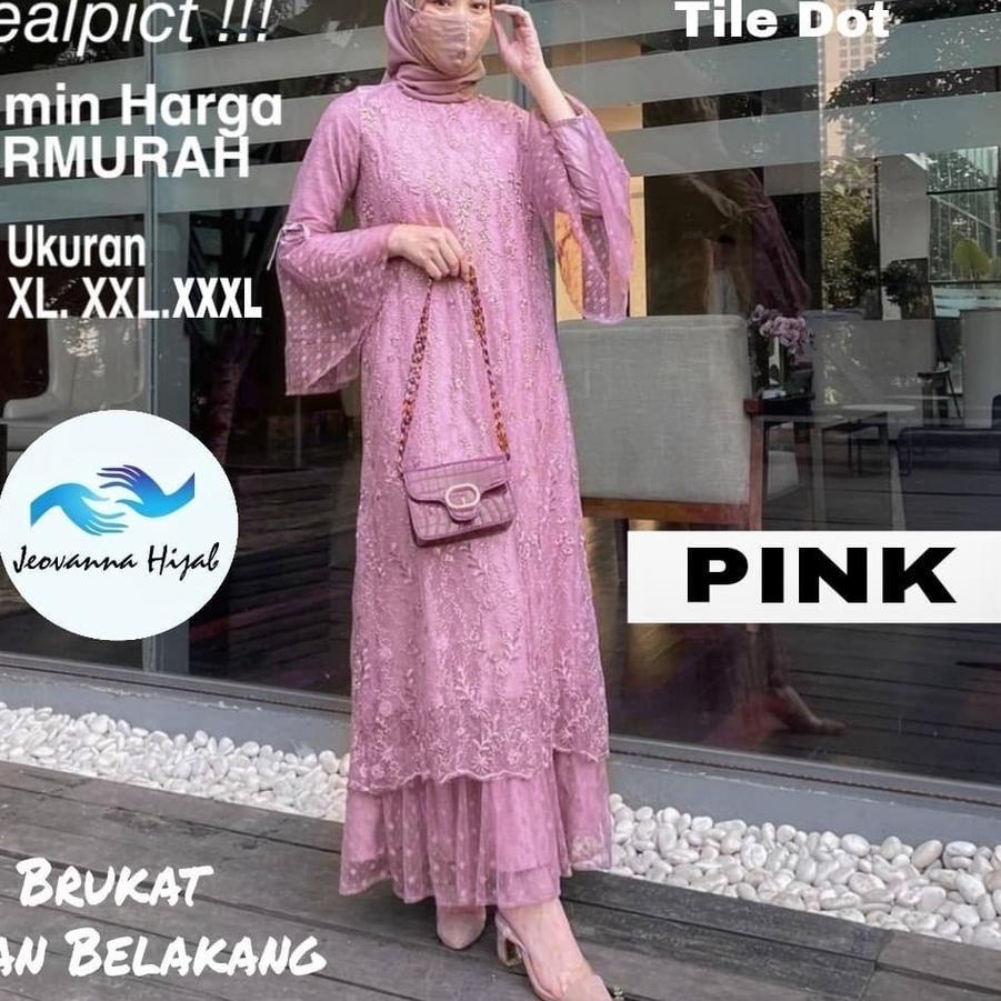 ❤[Silahkan]❤ GAMIS MAXI CEMPAKA AULIA / GAMIS TILE TUTU / GAMIS KONDANGAN TERBARU / GAMIS PESTA MEWA