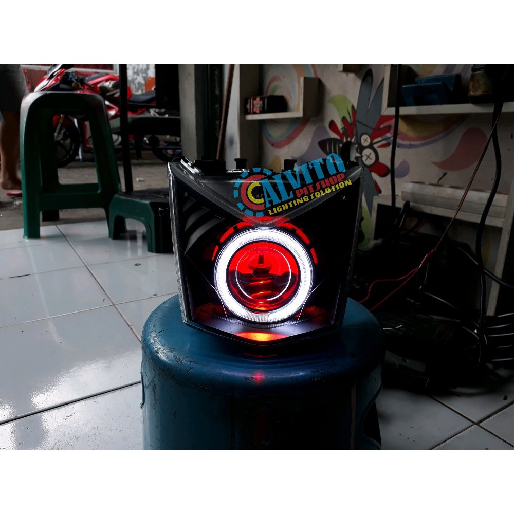 TERLARIS Projector HID / Projie + Reflektor original Beat FI