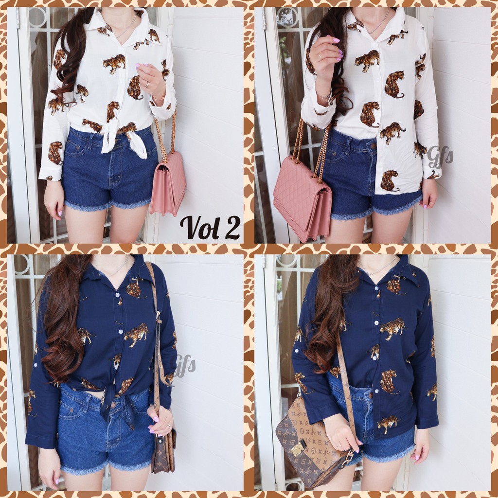 GFS LEOPARD RAYON SHIRT SERIES
