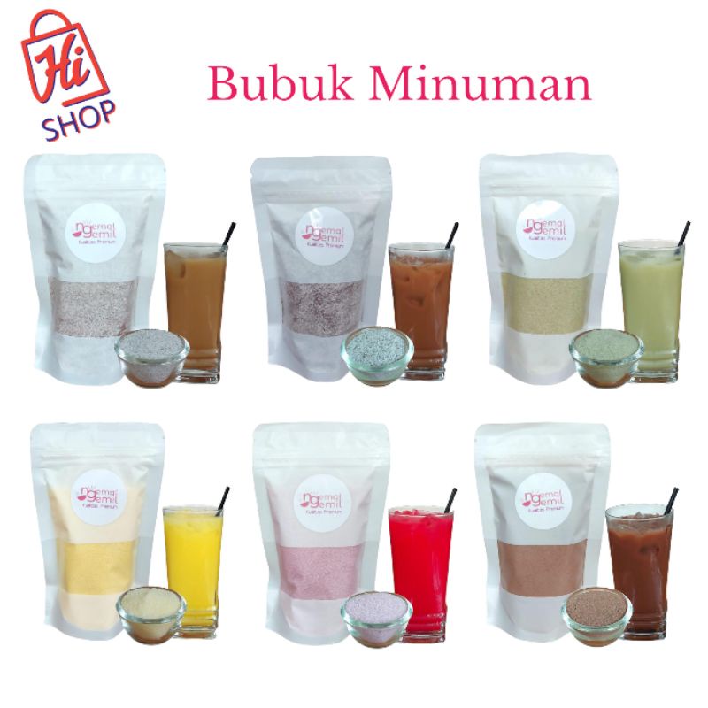 

Bubuk Minuman Serbuk Minuman Kekinian Powder Drink Kualitas Premium / Part 1