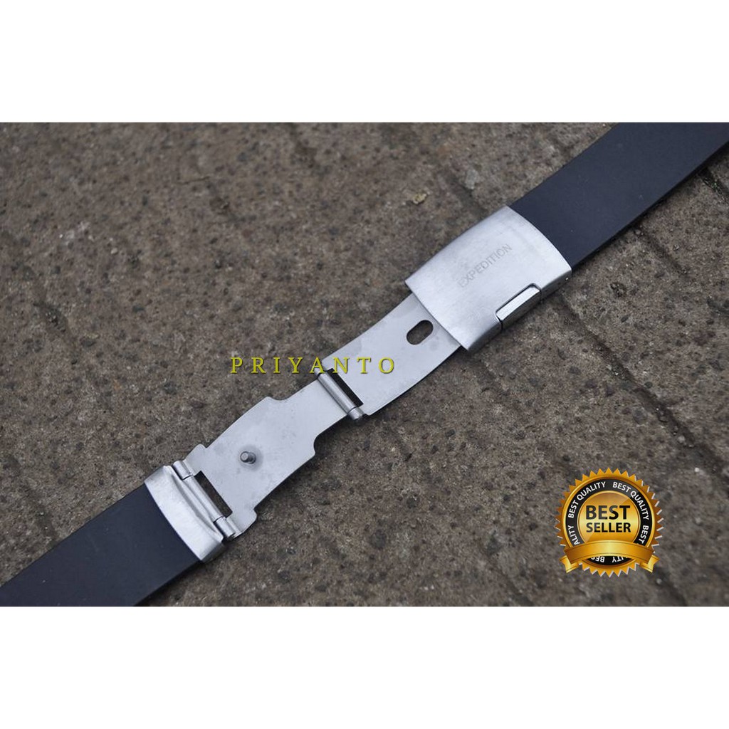 Tali strap rubber karet watch jam tangan Expedition Airbone Airborne E6335 E 6335 EXP