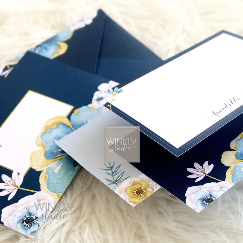 CUSTOM Blank Card Personalized Notecard with Name / Kartu Ucapan Ultah Thank You Card / Birthday Card