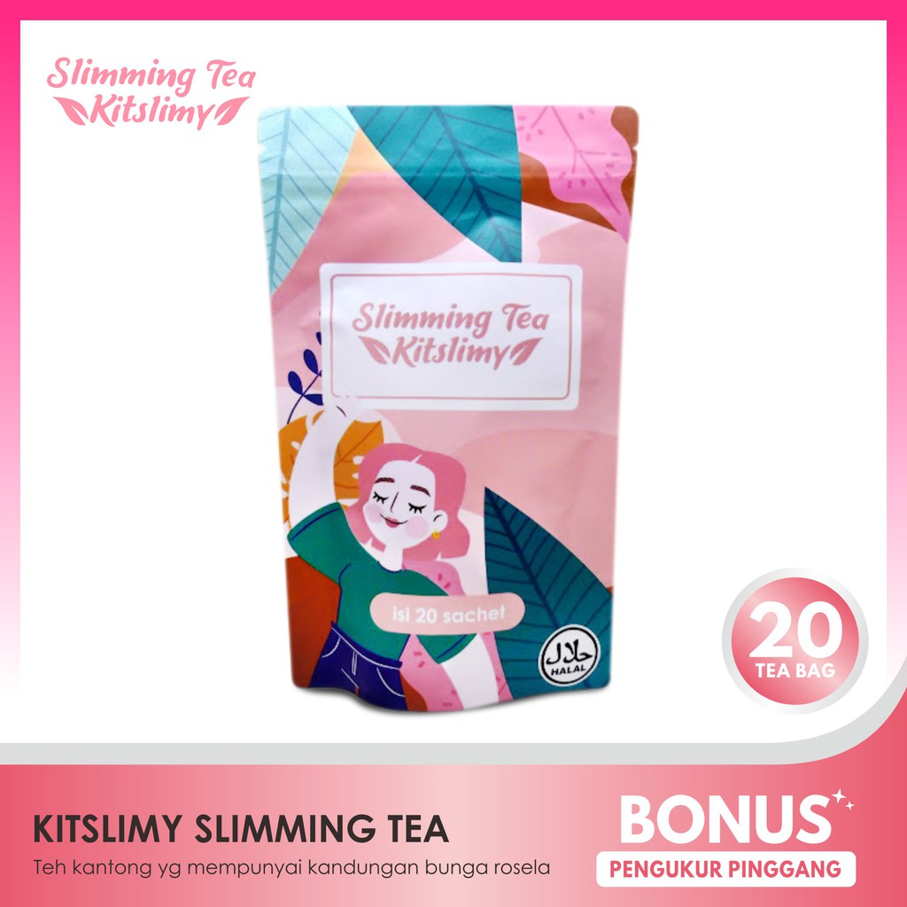 🟥READY GROSIR🟥 KITSLIMY TEA ISI 20  Kitslimy Slimming Tea Teh Diet Kitslimy Kitslimmy kitslimy COD