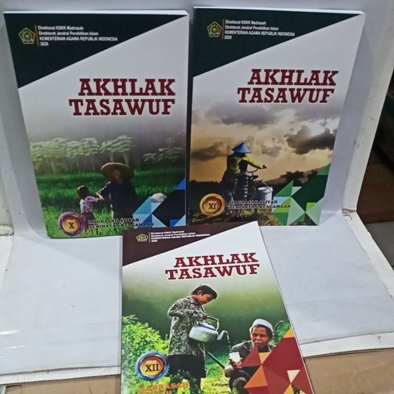 

buku satu paket akhlak tasawuf kelas 10 11 12 madrasah Aliyah peminatan keagamaan