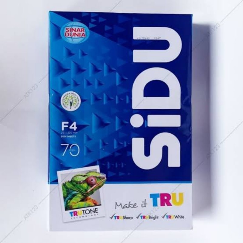 

KERTAS HVS SIDU F4 70/75 Gr PROMO MENARIK HARGA MURAH