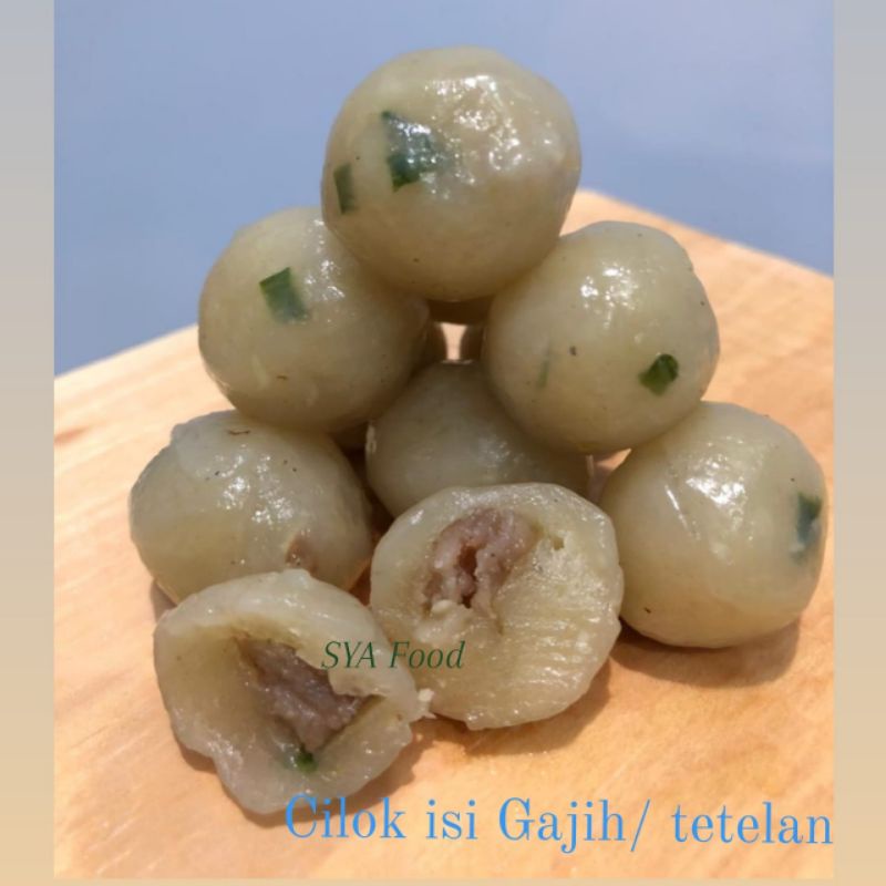 

[best seller]cilok isi gajih/tetelan isi -+50 free bumbu kacang