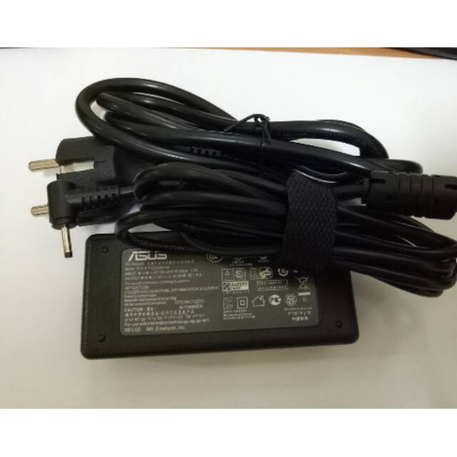 Charger adaptor laptop asus 19v2.1a origianl free kabel power