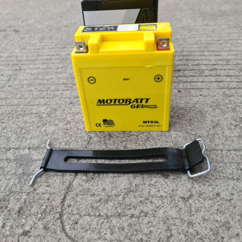 Aki motobatt rx king plus karet tali aki