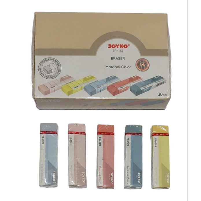 Penghapus Hapusan Eraser JOYKO Morandi Color ER-123