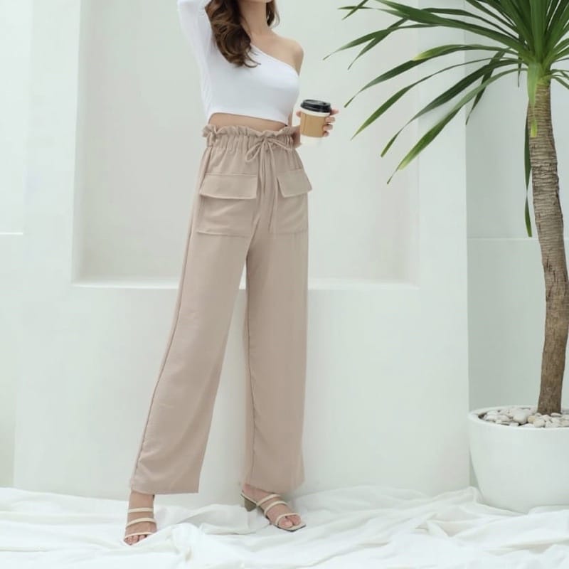 IL - Dream Pocket Cullote Pants Wanita | KULOT CREPE PREMIUM/ DREAM POCKET KULOT PANTS