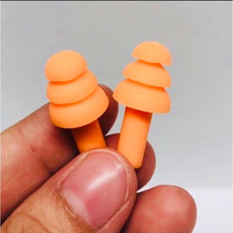 MAXI EAR PLUG Penyumbat Pelindung Penutup Telinga Kuping Perendam Suara Karet - Safety Earplug