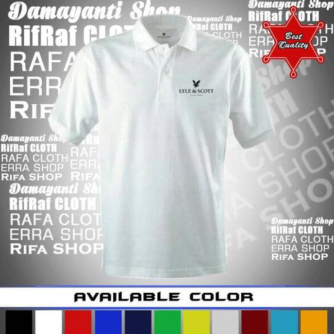 polo shirt lyle n scott/kaos kerah lyle & scott