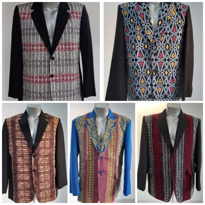 Jas batik ulos Sumatera