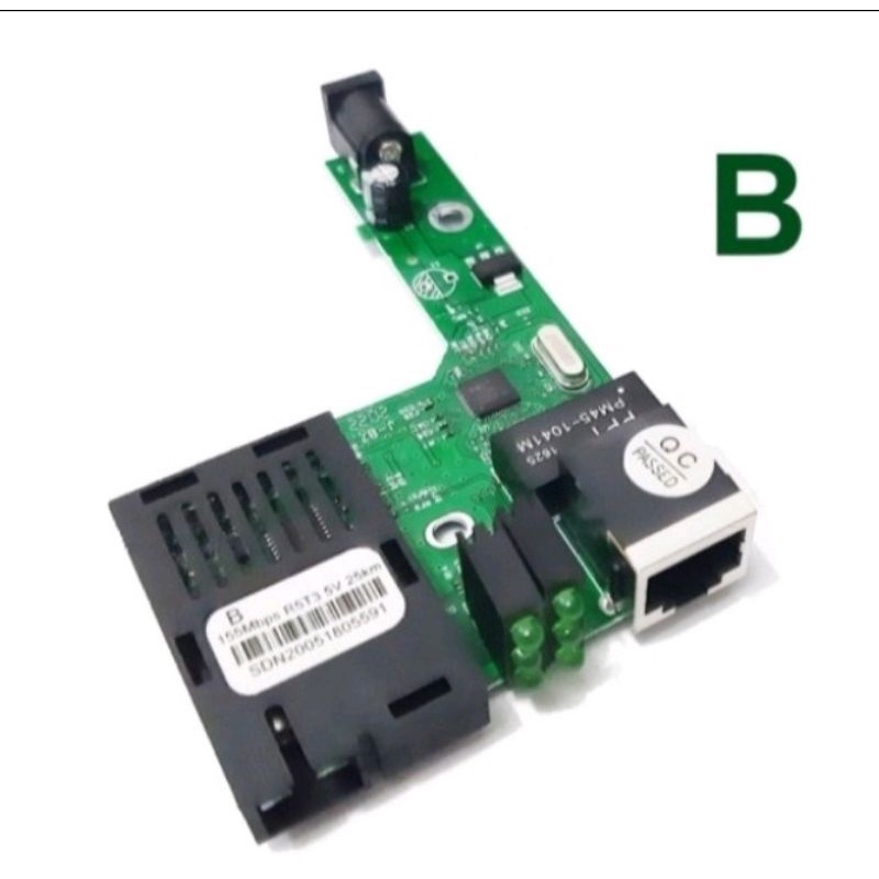 PCB Board NetLINK HTB-3100 B Fiber Optic Optical Media Converter 10/100Mbps