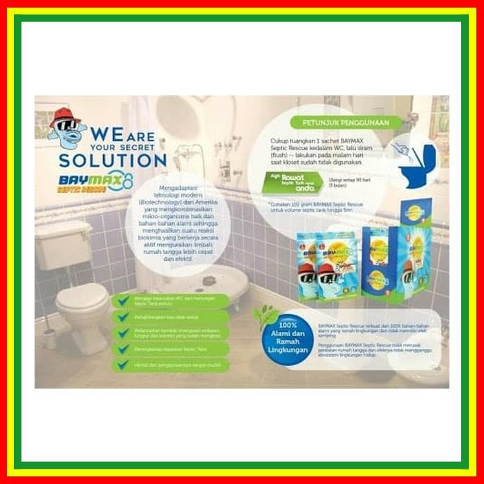 baymax septic obat pengurai septictank anti bau dan mampet