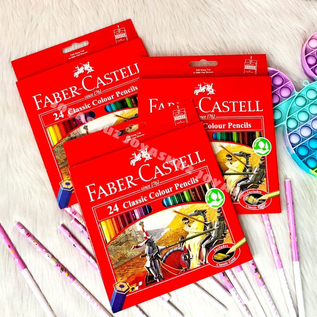 Pensil Warna Faber Castell 24 Colour - Classic colour pencils