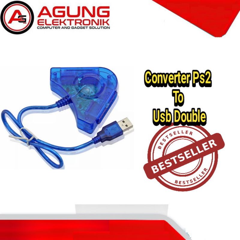 CONVERTER PS2 TO USB DOUBLE