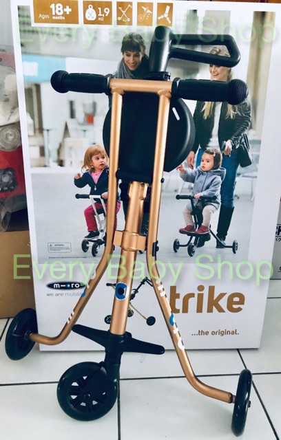 MICRO TRIKE ASLI Deluxe Gold / Pink / Black - ORIGINAL seperti di Mothercare / ELC - Magic Stroller