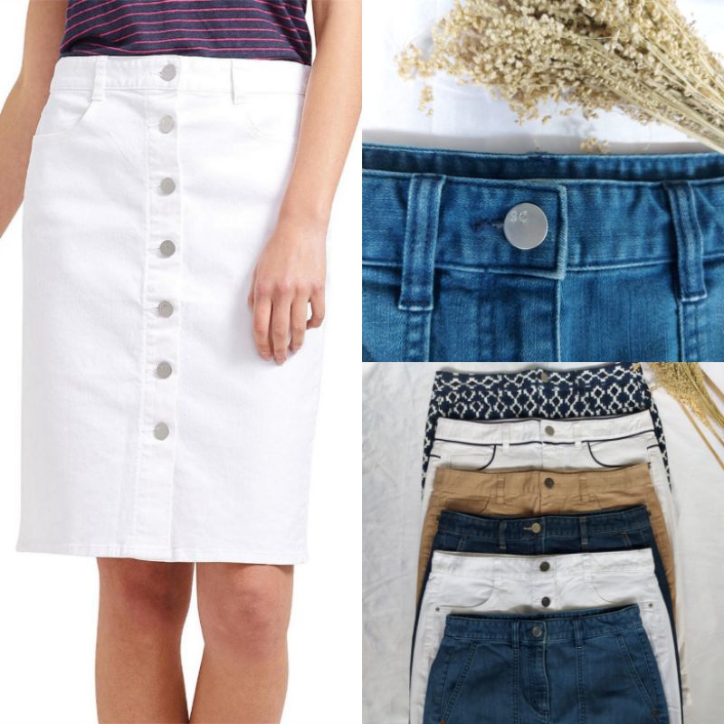 SPORTSCRAFT DENIM/CHINO SKIRT-ROK MINI-ROK PENDEK